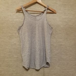 Loft Vintage Soft Tank with Gold Stitching